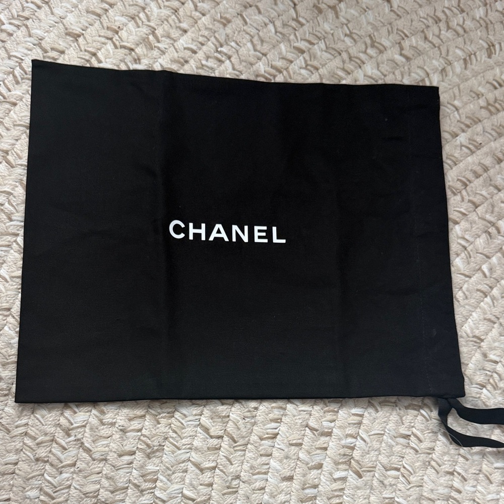 🖤CHANEL Black and White Logo Bag Dust Bag 🖤Brand NEW - Picture 3 of 8
